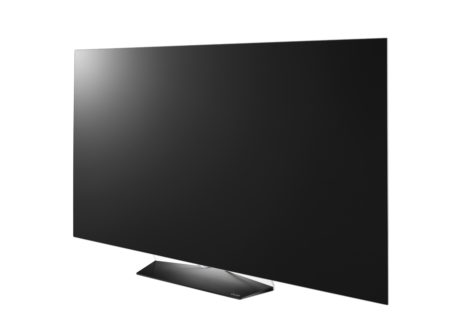SLANK OG LEKKER: LG OLED 55B6 har en litt mindre påkostet utførelse enn E6, men er fortsatt fin å se på.