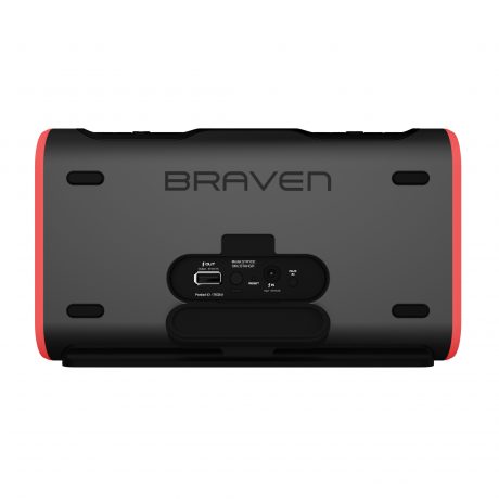  Braven STRYDE 360 Waterproof Bluetooth Speaker - Black :  Electronics