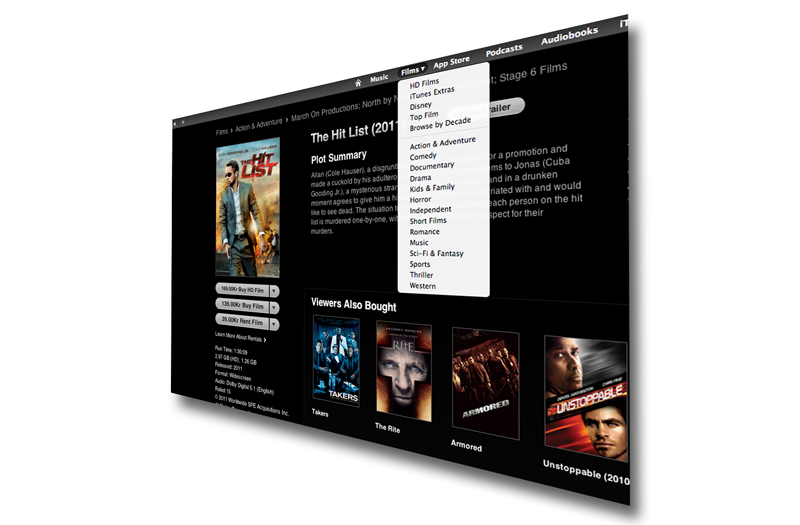 iTunes Movie Store lansert