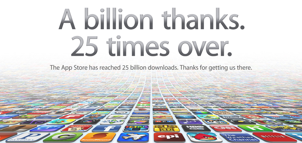 App Store passerer 25 milliarder