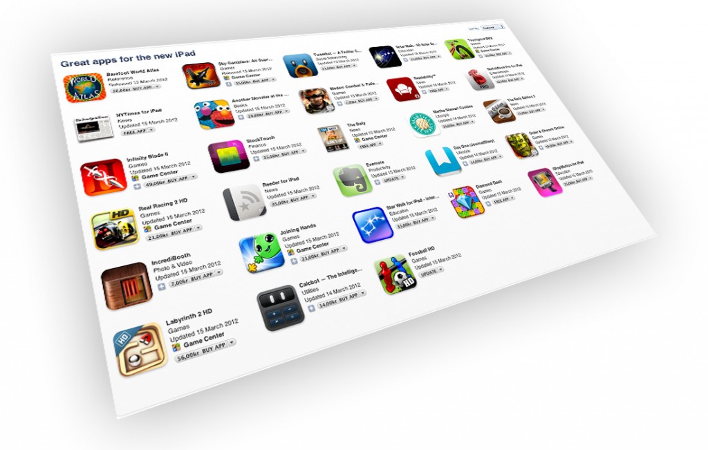 Høyoppløste apps til iPad
