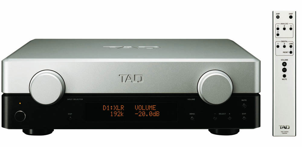 TAD C2000 er en helt ny forforsterker med innebygd DAC.