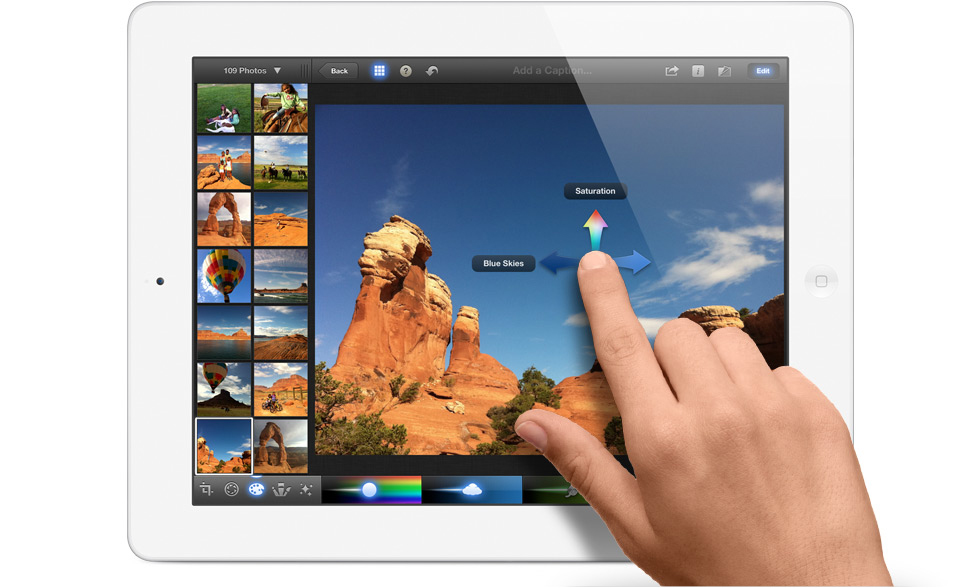 iPhoto-redigering til iPad
