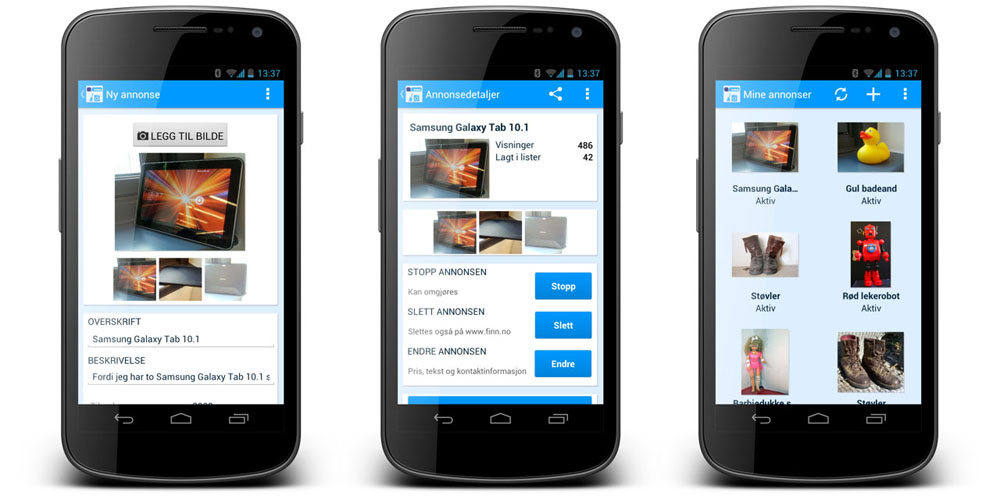 Finn.no får Android-app