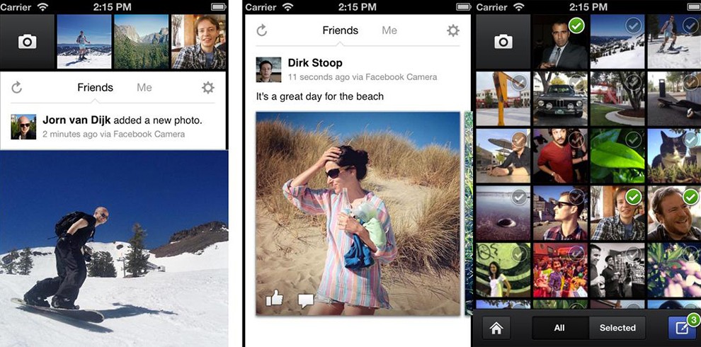 Facebook lanserer kamera-app