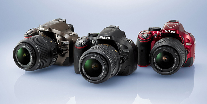 Nikon D5200 med 24 Mp og Wi-Fi
