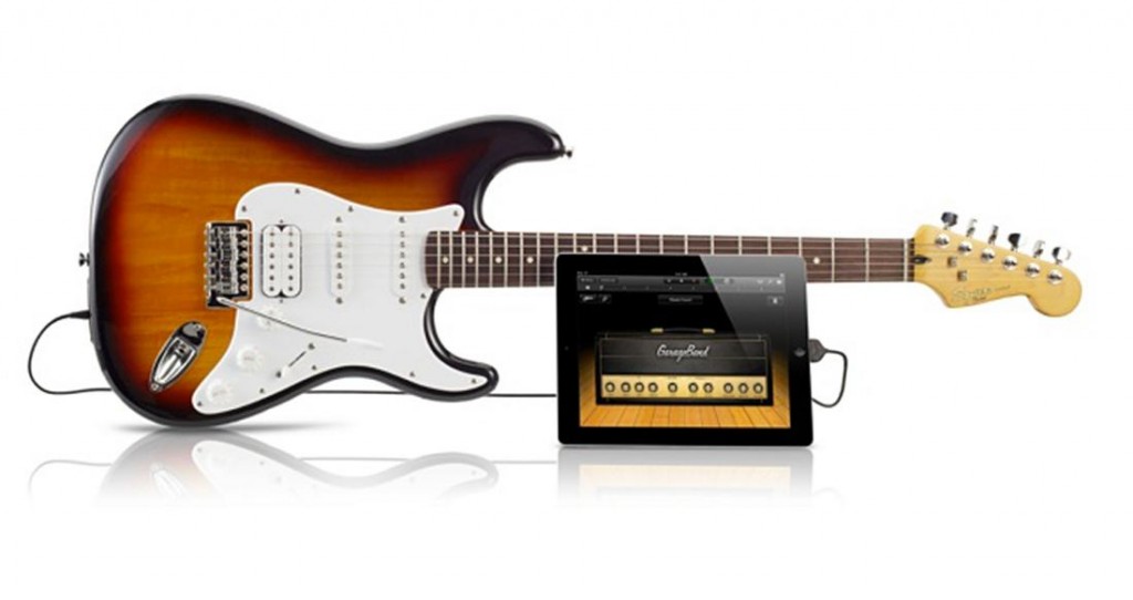 Fender-gitar til iPad-en