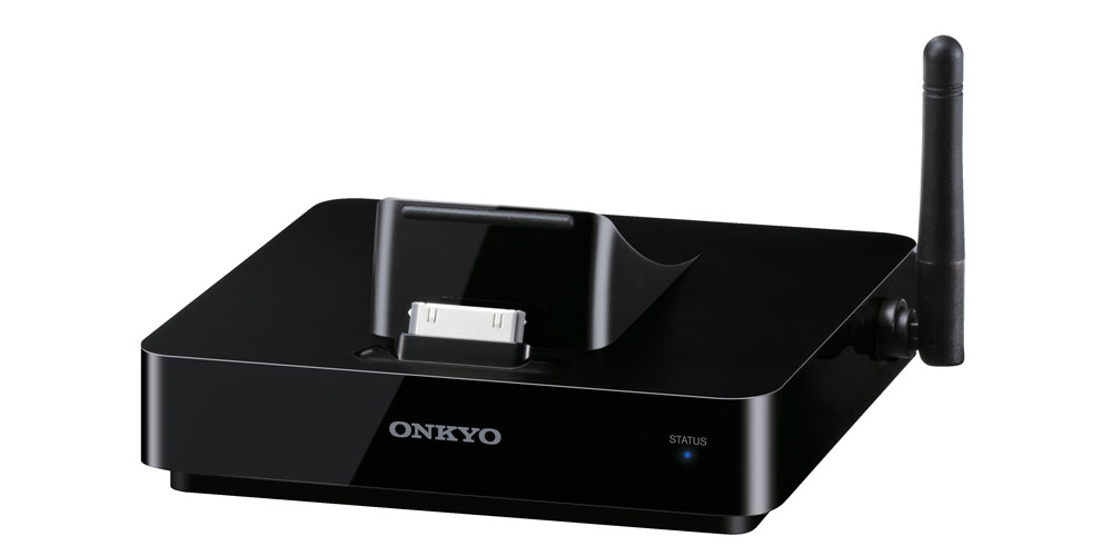 iPhone-dokk med AirPlay fra Onkyo