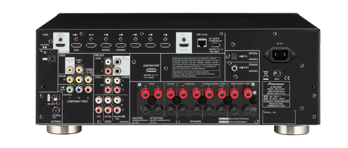 pioneer vsx 1123