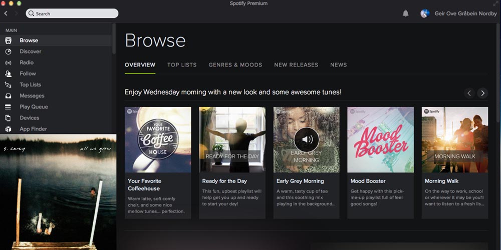 Her er nye Spotify