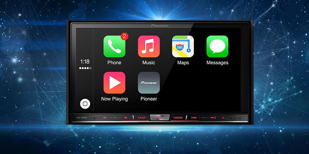 Pioneer bilstereo får Apple CarPlay