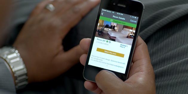 Bruk mobilen som hotellromnøkkel