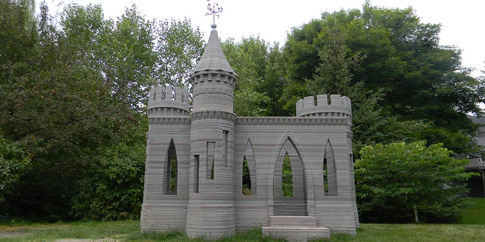 Dette er verdens første 3D-printet slott