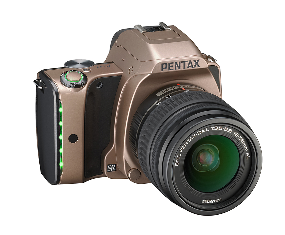 Fargerikt Pentax-kamera