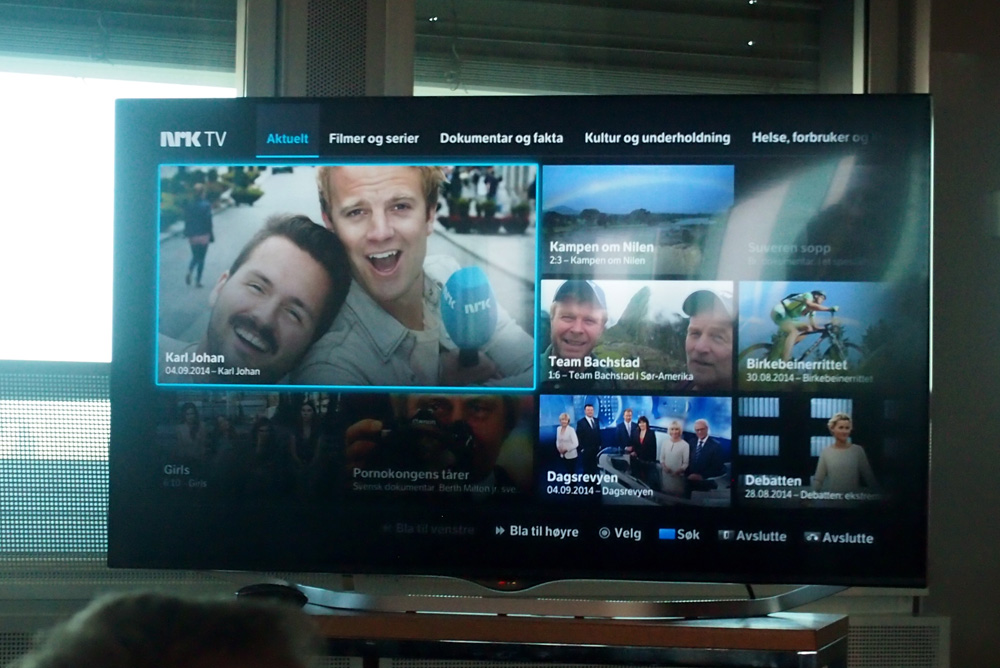 Ny smart-TV app fra NRK