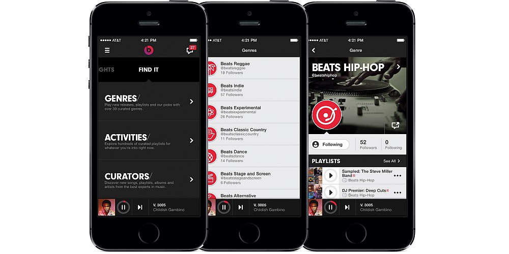 Apples musikktjeneste i iOS