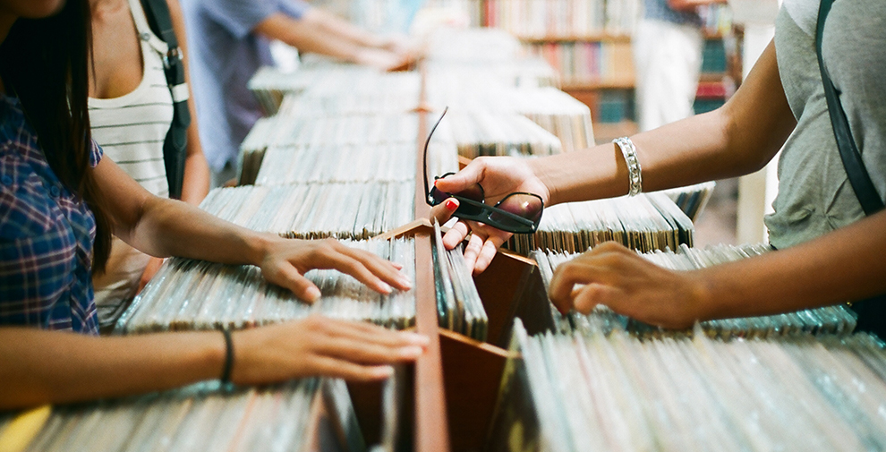 Vinylplater på supermarkedet