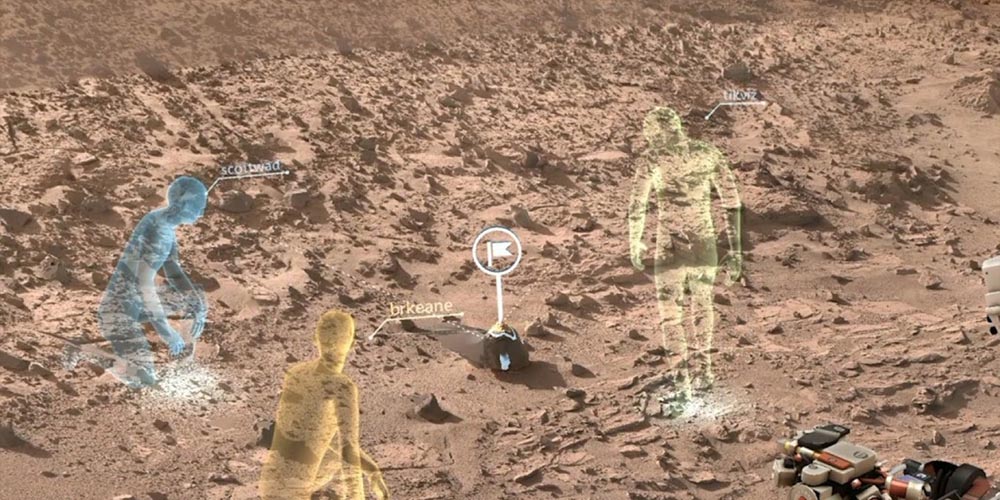 Mars kan utforskes med holografi