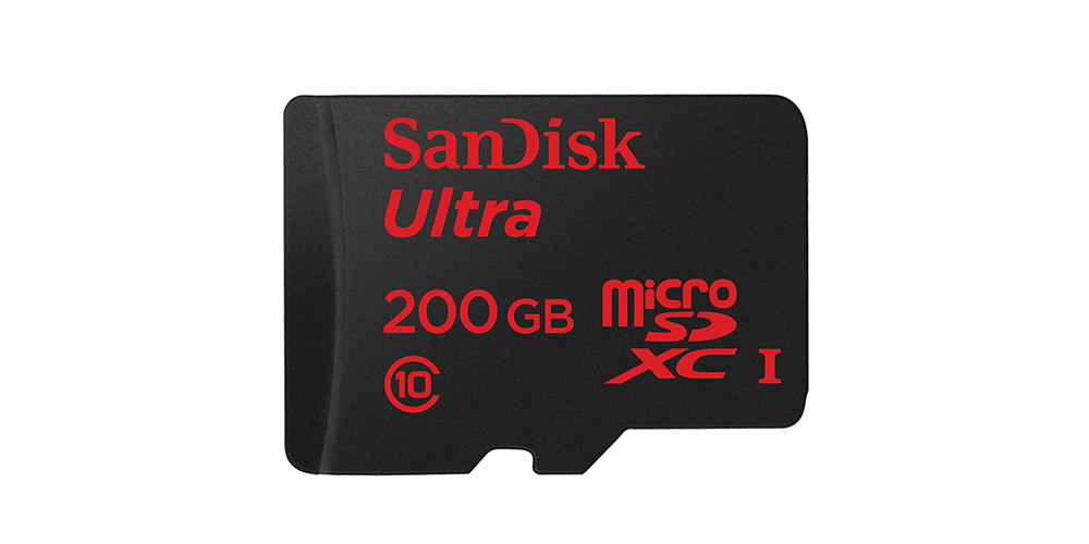 SanDisk lanserer microSD-kort med 200 GB!