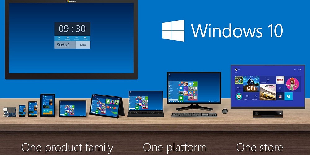 Windows 10 i sju varianter