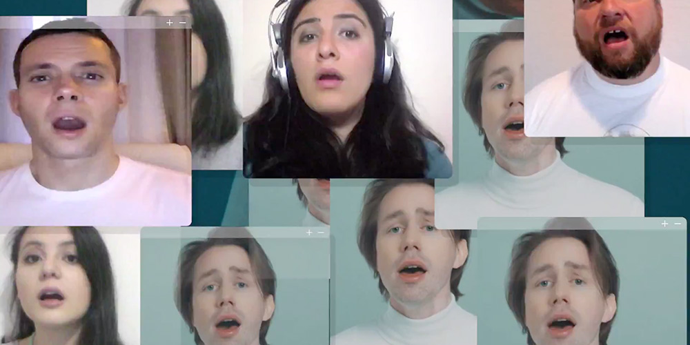 Mew lager musikkvideo med 1.000 fans