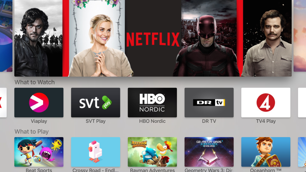 Første titt på Apple TV