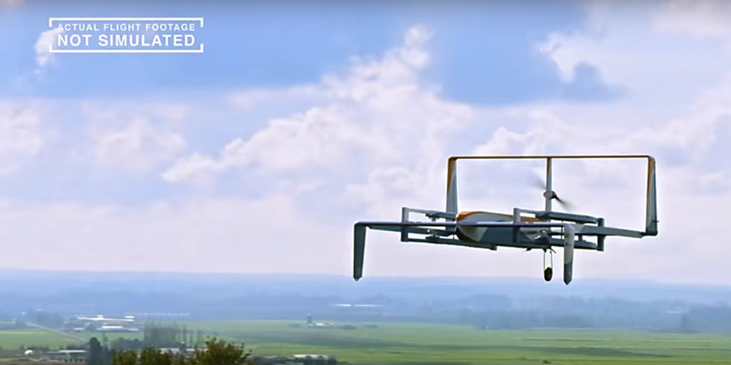 Amazons dronefly er snart klare