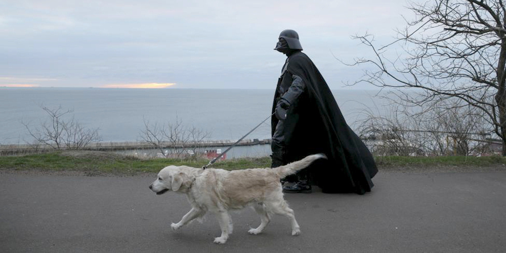 Darth Vader vil være president i Ukraina