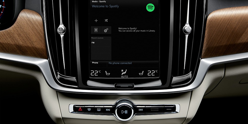 Volvo får Spotify