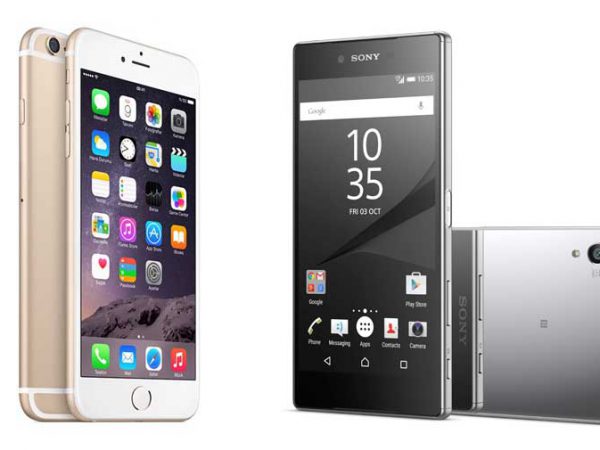 Sony Xperia Z5 Premium mot iPhone 6s Plus