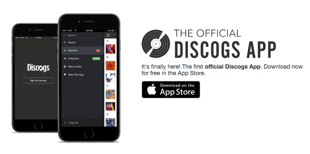 Discogs-appen er her