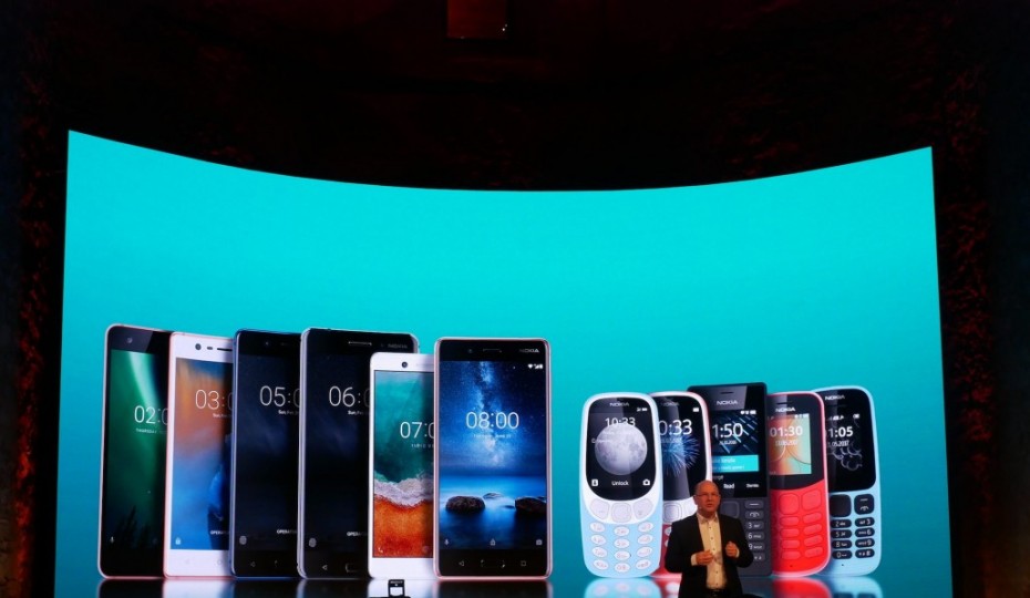 Nokia lanserer fem nye telefoner