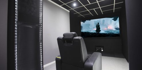 Hjemmekino på 12 kvadratmeter!