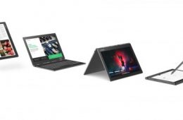 Et lass av Lenovo laptops
