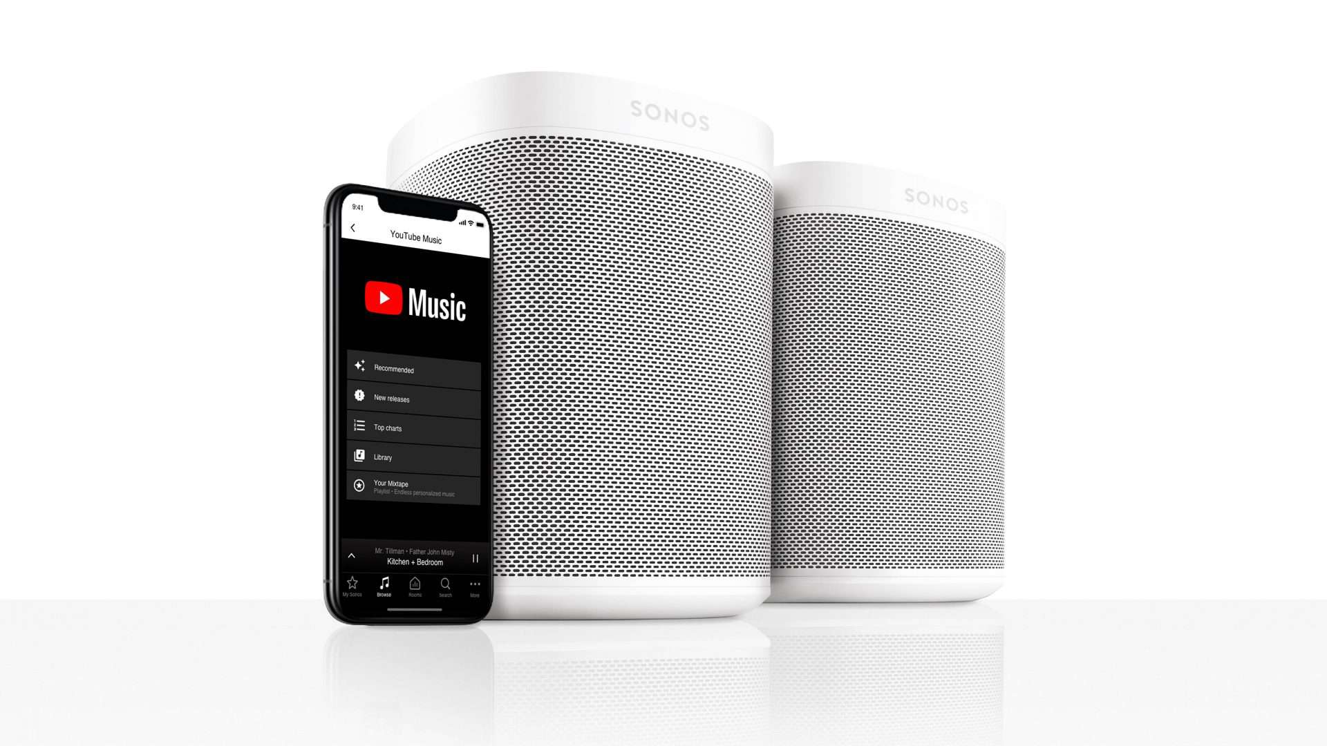 Sonos støtter YouTube Music