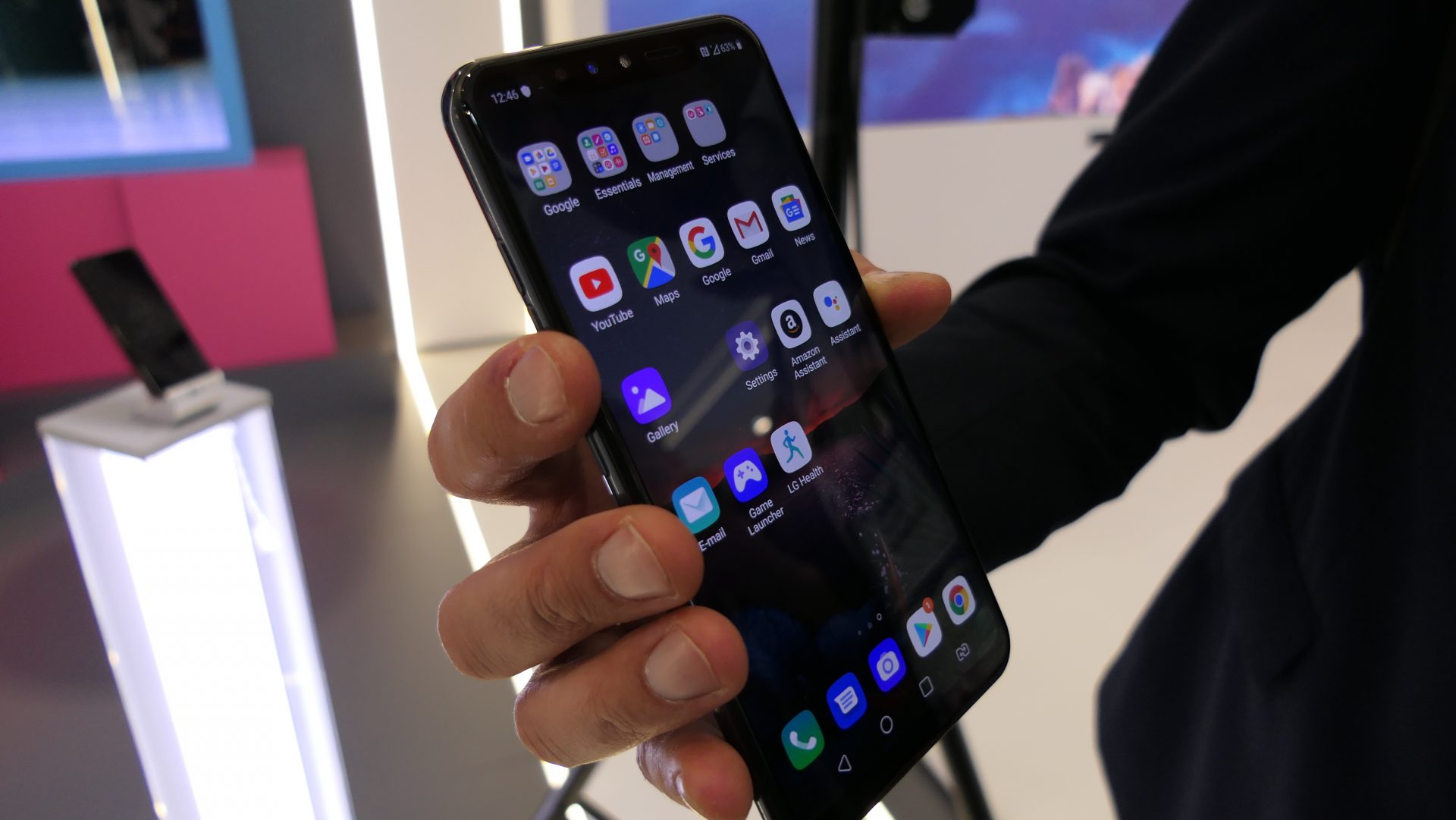 MWC 2019: Ny LG-mobil styres ved å gestikulere med fingrene