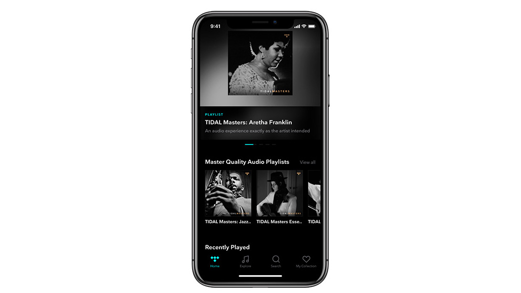 Tidal gir studiolyd på iPhone