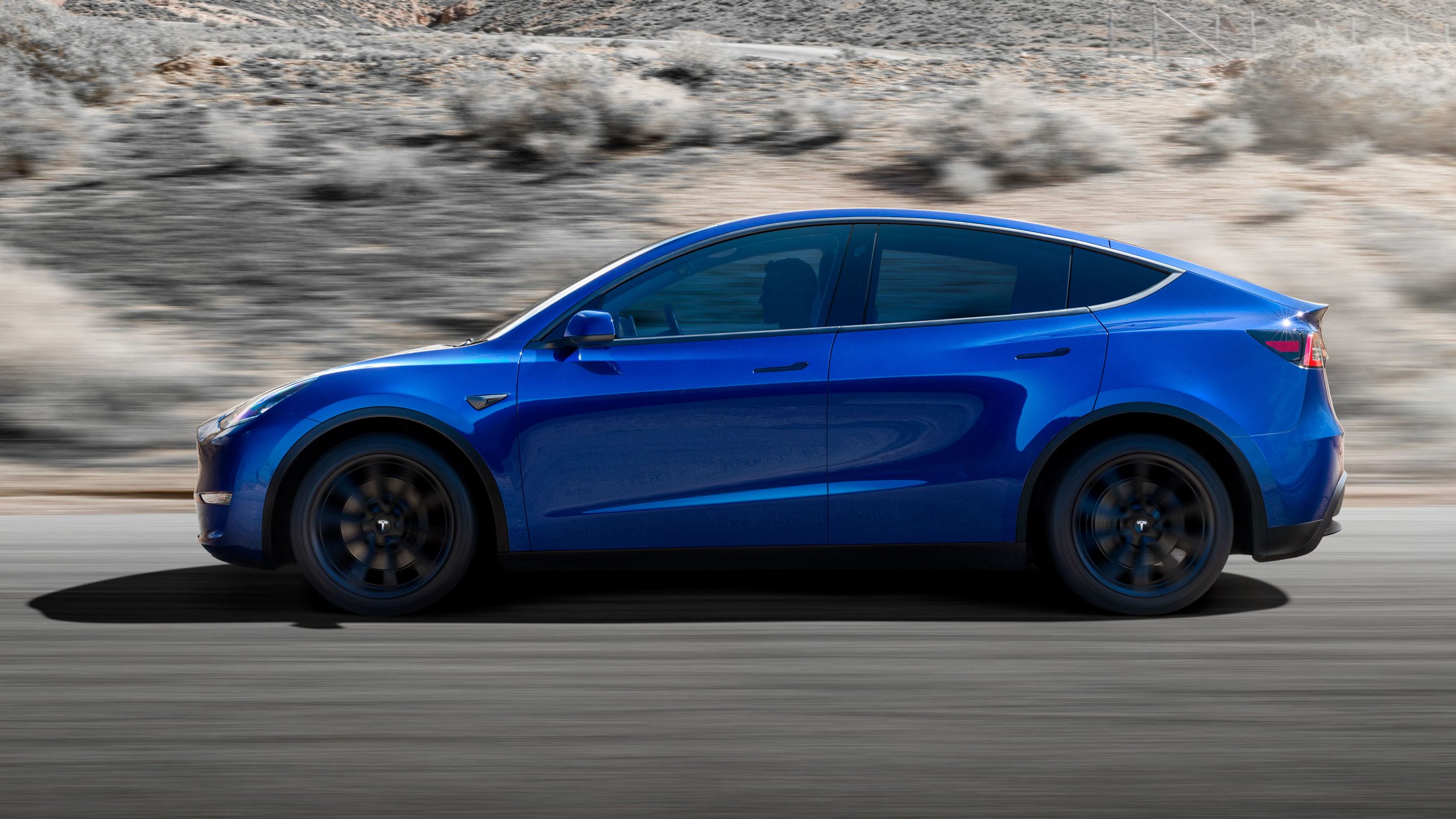 Tesla Model Y blue
