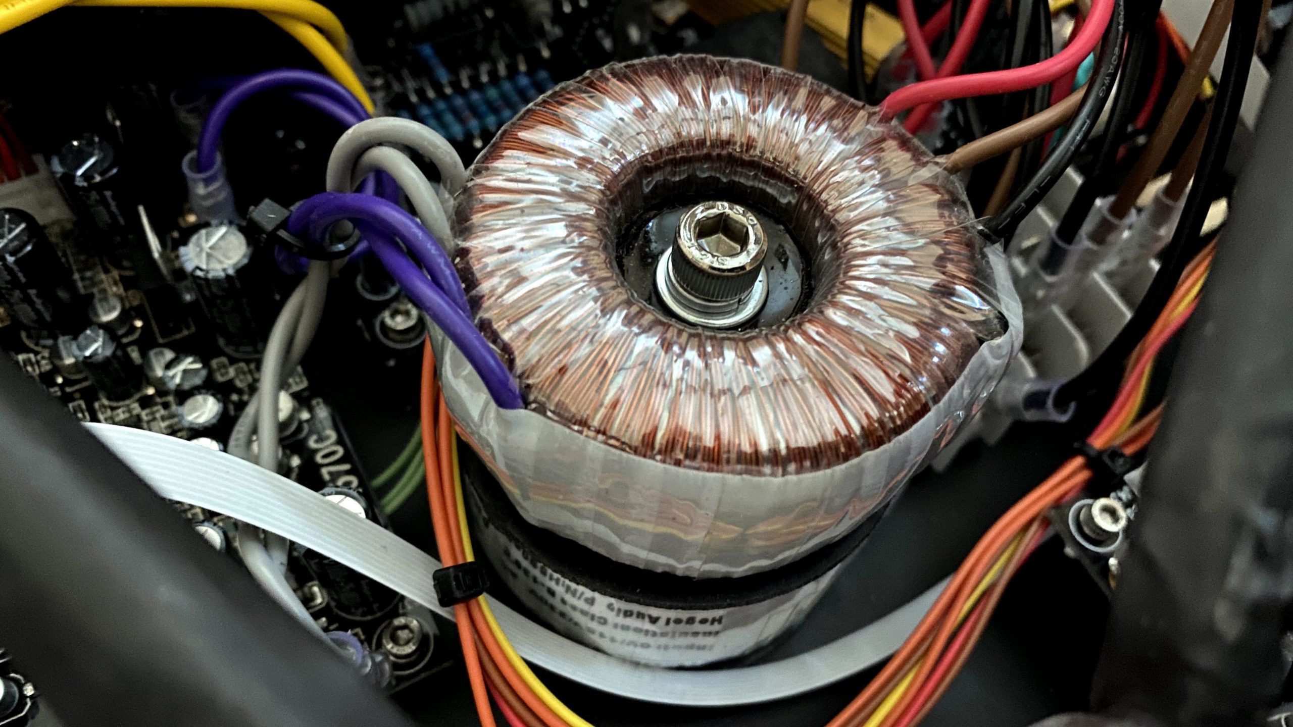Hegel H390 5 Hegel H390 DAC preamp transformers