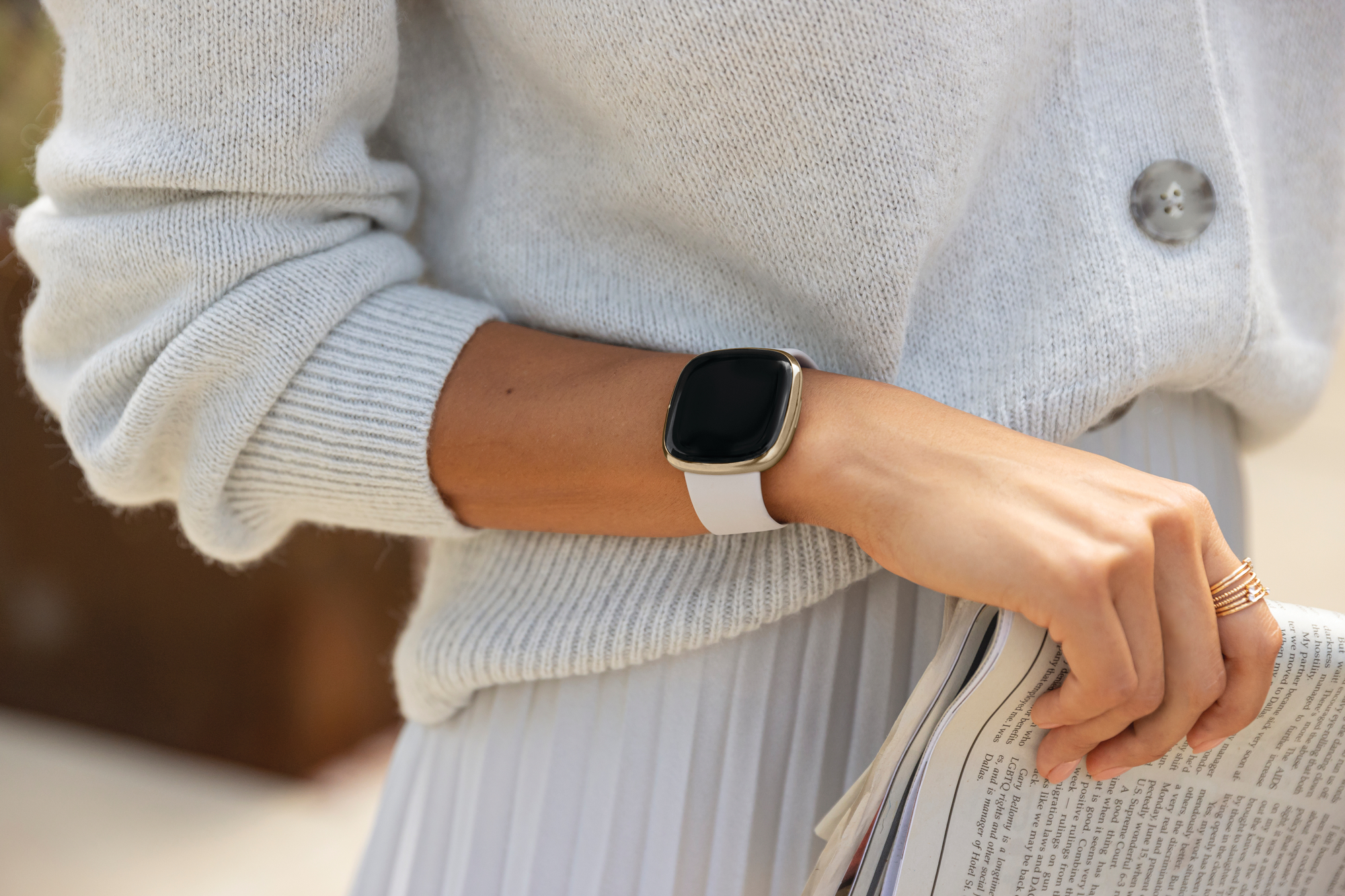 Fitbit Sense måler stress 2 Fitbit Sense måler stress 2