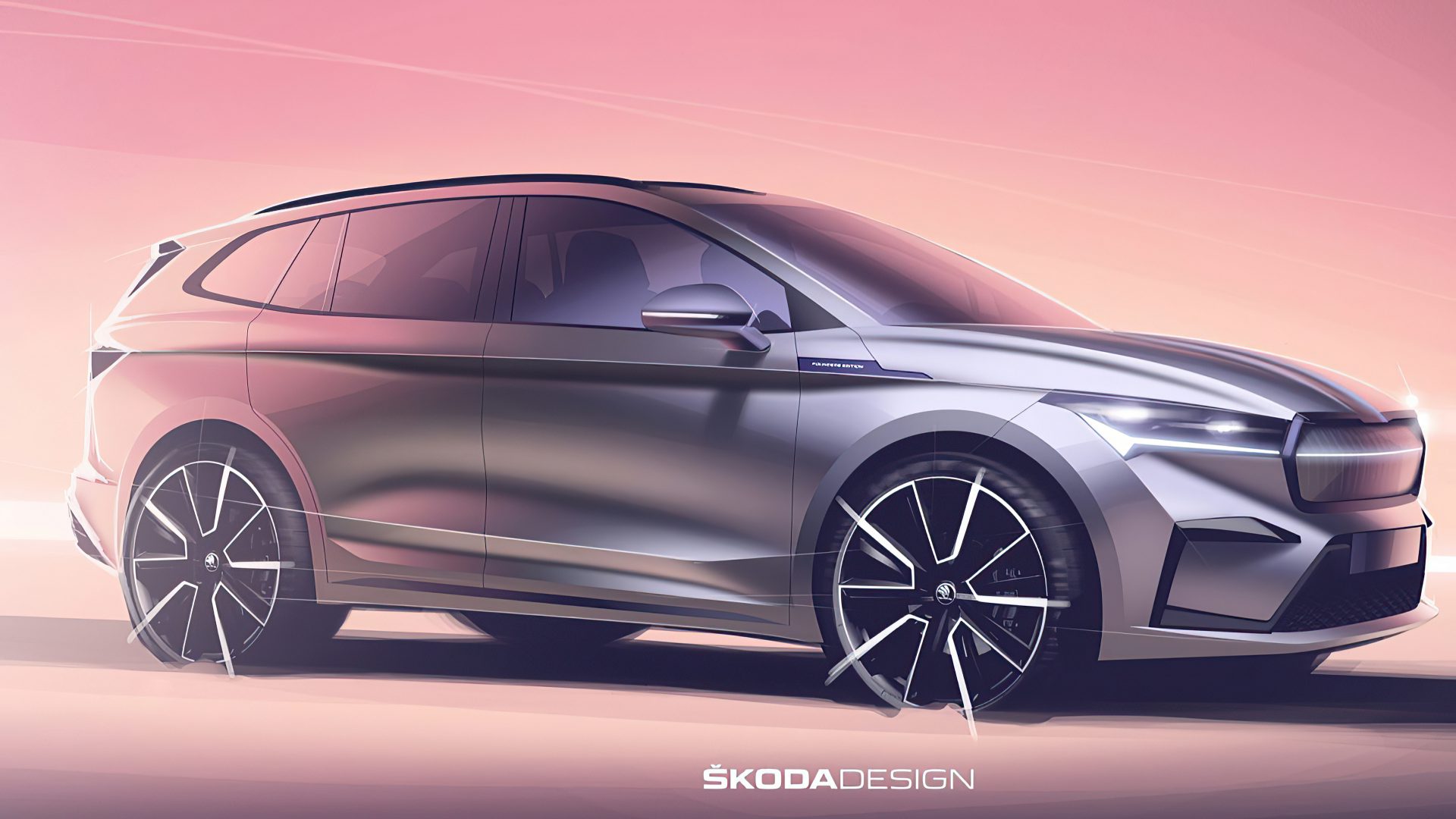 Skoda Enyaq sketch