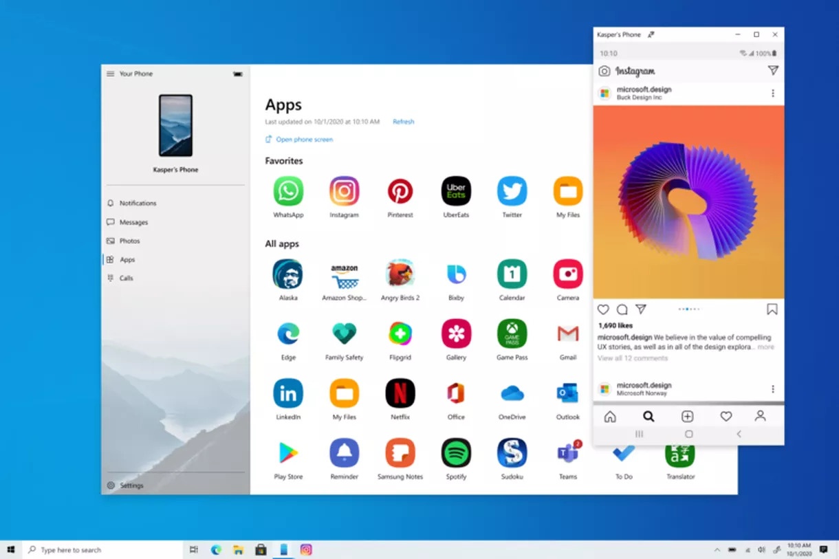 Windows 10 Android