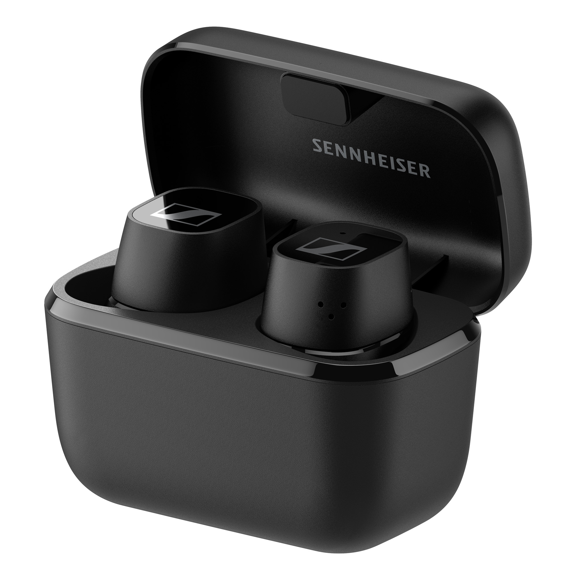 Sennheiser CX 400BT Wireless har 7 timer i proppene, 20 timer ekstra i ladeetuiet. Foto: Sennheiser