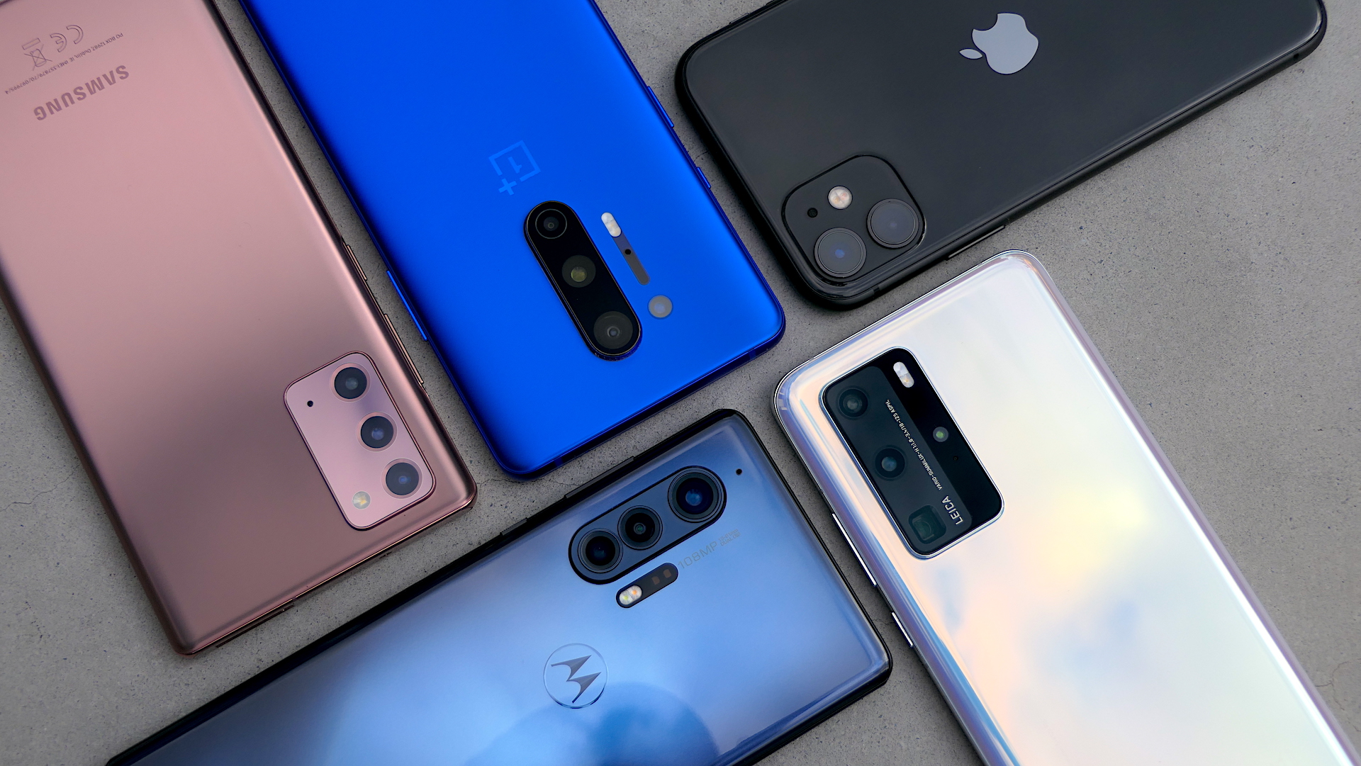 Kamerablindtest med Apple, Huawei, Motorola, OnePlus og Samsung