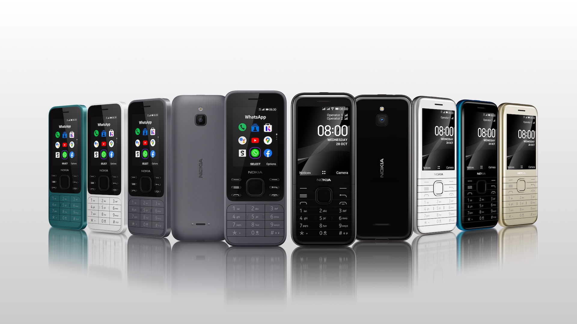 HMD Global introduserer Nokia 6300 4G og Nokia 8000 4G