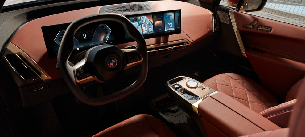 BMW IX front interior