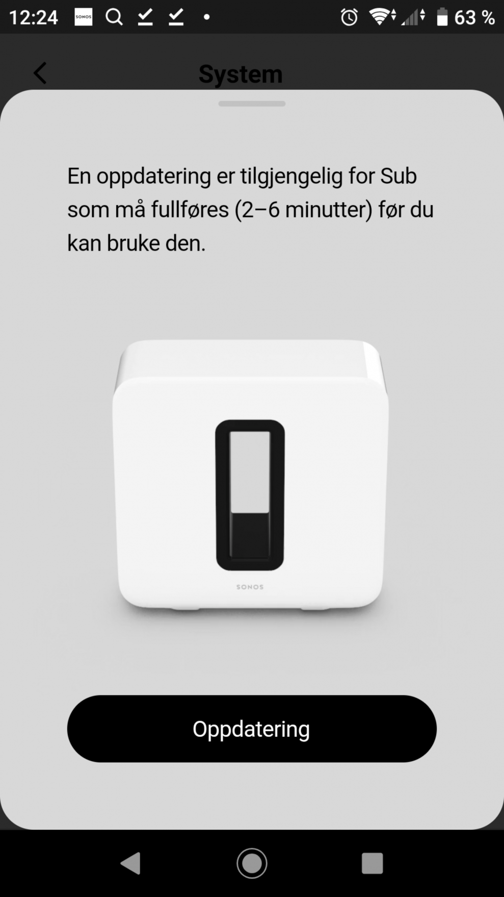 Sonos Sub setup 10