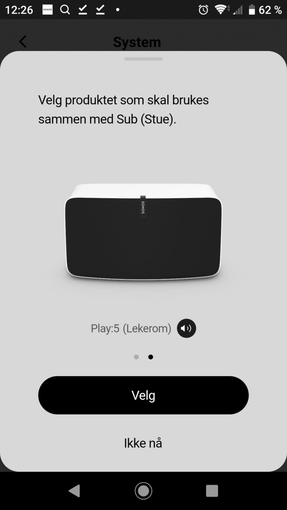 Sonos Sub setup 12