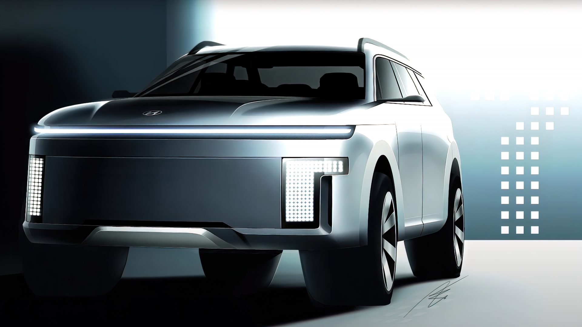 Hyundais store el-SUV Ioniq 7 bekreftet for 2024