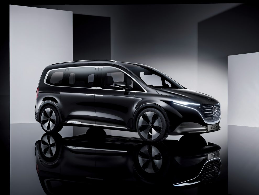 Premiere des Concept EQT – Vorbote einer neuen Hochwertigkeit im Small-Van-SegmentPremiere of the Concept EQT – forerunner of a new premium quality in the small van segment